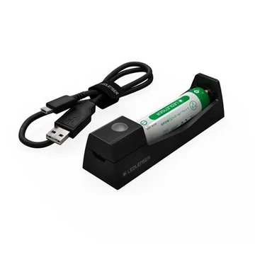 Ledlenser Li-ion Akkumulátor Töltő Állomás + 14500 Akku