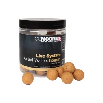 CC Moore Live System 12mm, 15mm, 18mm Air Ball Wafters - CC Moore kritikusan kiegyensúlyozott, édes &amp; krémes ízvilágú horogcsali három méretben: 12mm, 15mm, 18mm