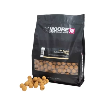 CC Moore Live System Shelf Life Boilie 18mm / 1kg, 5kg - CC Moore krémes &amp; tejes ízvilágú, 18mm / 1kg, 5kg bojli