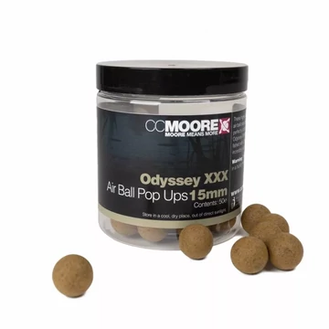 CC Moore Odyssey XXX Air Ball 15mm, 18mm, 24mm Pop Ups - CC Moore kagylós &amp; halas ízvilágú lebegő horgászcsali három méretben 15mm, 18mm, 24mm
