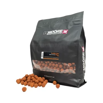 CC Moore Pro-Stim Liver  Boilie 15mm / 1kg, 5kg - CC Moore máj &amp; fokhagyma &amp; kolbász ízvilágú 15mm / 1kg, 5kg bojli