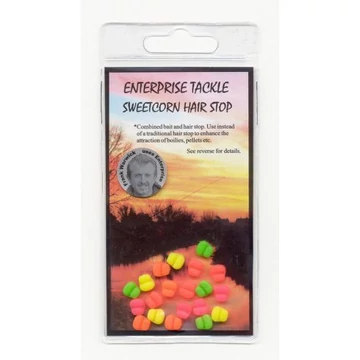 Enterprise Tackle Sweetcorn Hair Stop Fluoro - csemegekukorica imitáció és bojli stopper