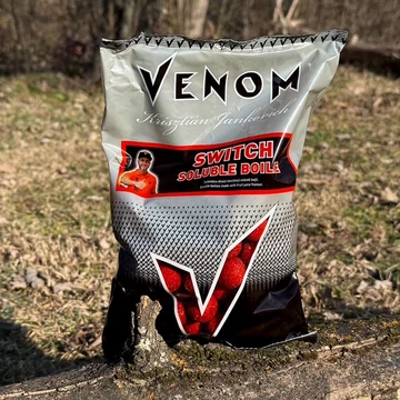 VENOM SOLUBLE BOILIE 20MM, 24MM SWITCH - Venom switch ízvilágú oldódó bojli két méretben: 20mm, 24mm
