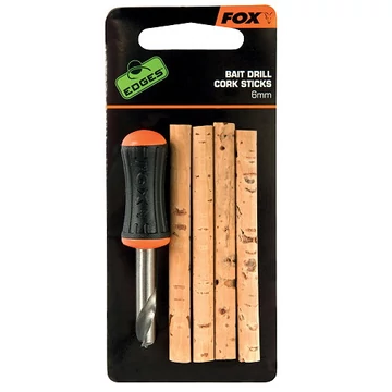 Fox Edges Bait Drill & Cork Sticks - 6 mm-es fúró és parafarudak