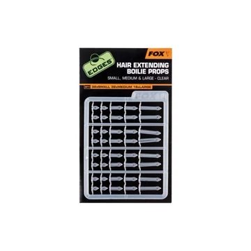 Fox Hair Extending Boilie Props Clear - bojli stopper víztiszta áttetsző