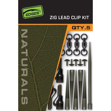 FOX EDGES NATURALS ZIG LEAD CLIP KIT - ZIG RIG BOJLIS SZERELÉK