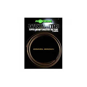 Korda Dark Matter Super-Heavy Tungsten Rig Tube Gravel Brown - ólmozott gubancgátló cső &quot;sóder&quot; színben