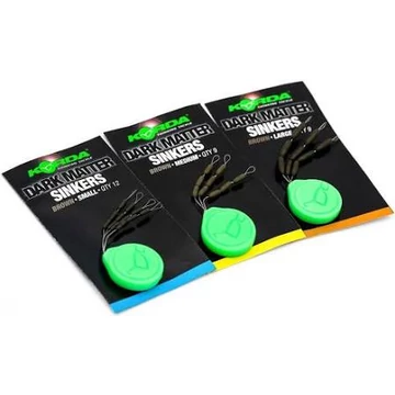 Korda Dark Matter Sinkers Size S /M/L Green - előkesúly zöld 3 féle méretben