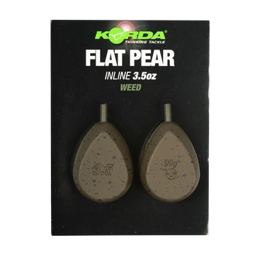 Korda Flat Pear Inline Blister 3.5 - 5 oz - inline ólom 98-142 gramm 2 db/csomag