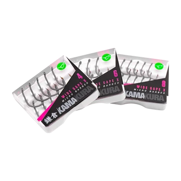 Korda Kamakura Wide Gape X Hook Size 4/6/8 - extra éles mikroszakállas pontyozó horgok 4, 6 és 8-as