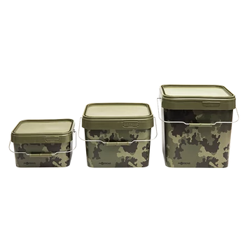Korda Compac 5L, 10L, 17L Bucket - &quot;camo&quot; mintás 5L/10L/17L-es vödör fedéllel
