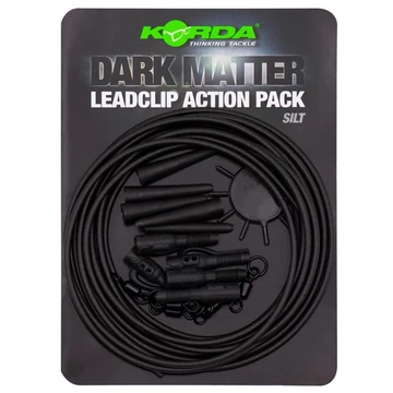 Korda Dark Matter Action Pack Silt - ólomkapocs szett &quot;iszap&quot; színben