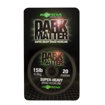 Korda Dark Matter Braid 20lb - nehezített fonott előkezsinór 20 méter