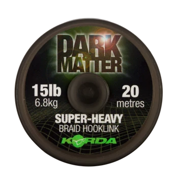 Korda Dark Matter Braid 15lb /20lb /30 lb - nehezített fonott előkezsinór 15lb -20lb vagy 30 lb-ás változatban 20 méter