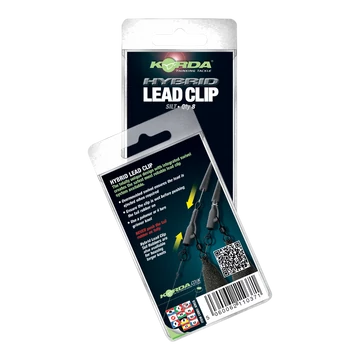 Korda Hybrid Lead Clip Gravel/Weed/Silt/Clay - ólomklipsz 4 féle színben
