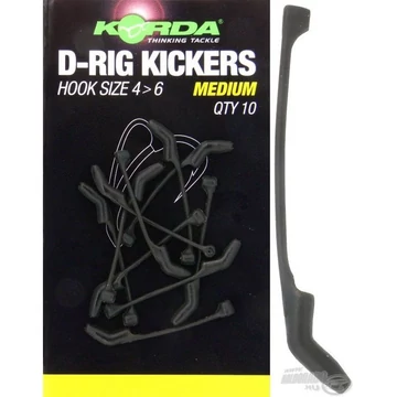 Korda D-Rig Kickers Medium - speciális horogbefordító M-es méret