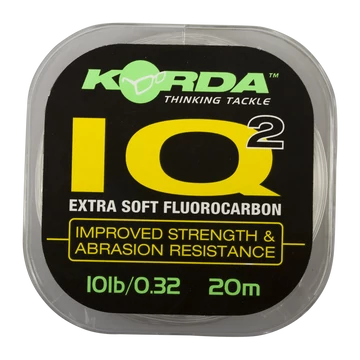 Korda IQ2 Extra Soft Fluorocarbon Hooklink - előkezsinór 15lb 20m