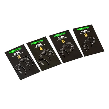 Korda Klor Size 2/4/6/8 - Klor pontyozó horgok 2-8-as méretekben