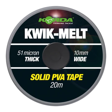 Korda Kwik Melt Pva Solid Tape 10mm - PVA szalag 10mm-es 20 méter