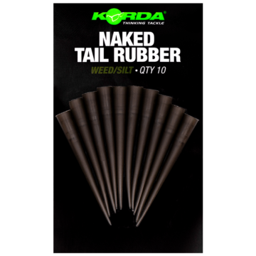 Korda Naked Tail Rubber Weed/Silt I Gravel/Clay - "csupasz" ólomharang "növényzet/iszap" vagy "sóder/agyag" színben