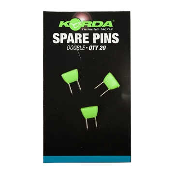 Korda Spare Pins 20 x Double Pins for Rig Safes - duplatűs előkerögzítő a Rig Safe-hez