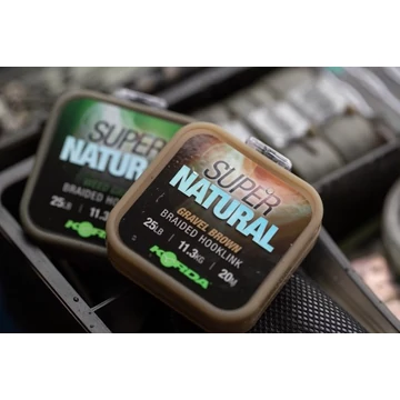 Korda Super Natural Gravel Brown - előkezsinór Sóder Barna 18-25 lb 20m