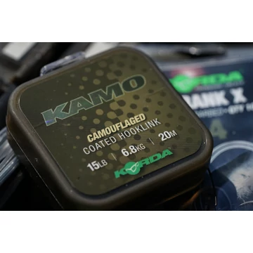 Korda Kamo Coated Hooklink 15-20-30lb - kamo bevonatos előkezsinór 20 méter