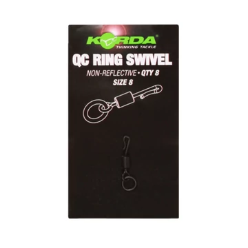 Korda QC Ring Swivel - gyorskapcsos forgó 8-as méret