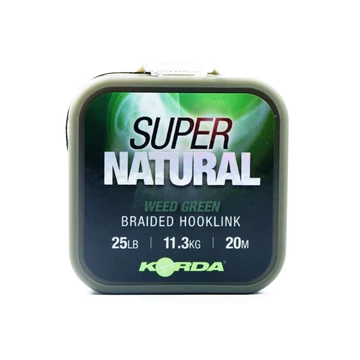 Korda Super Natural Weedy Green - előkezsinór 18 -25 lb 20m