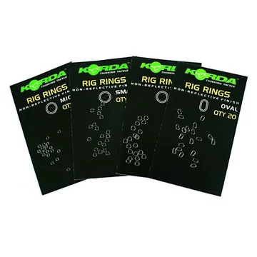 Korda Rig Rings Small/Medium/Oval - fémkarika ovális vagy S-M-es méretben