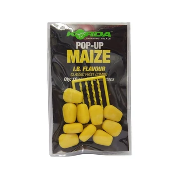 Korda Pop-up Maize IB Flavour Yellow Fake Food - lebegő nagyszemű, gyümölcsös ízű kukorica csali imitáció