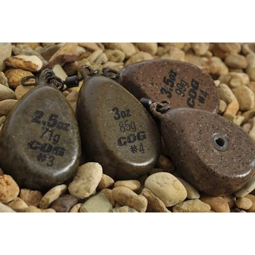 Korda COG Flat lead 3oz 3,5 oz 4oz, 5oz, 6oz, 8oz - Lapított Körte formájú ólom 84gr., 110gr., 113gr., 142gr., 170gr., 227gr.