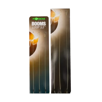 Korda Boom 5.5&quot; / 7.5&quot; Loop - fluorocarbonból kötött merev előkék két féle méretben
