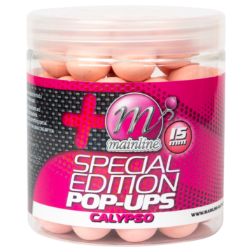 Mainline Limited Edition PopUps Calypso 15mm (Pink) - rózsaszín limitált kiadású "Calypso" ízesítésű 15mm-es pop-up-ok