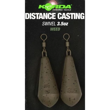 Korda Distance Casting Swivel Blister 3 oz -5 oz - távdobó ólom 2 db / csomag 84g - 140 g