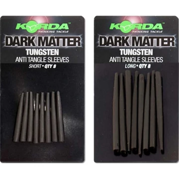 Korda Dark Matter Tungsten Anti Tangle Sleeve Long / Short - hosszú vagy rövid ólmozott gubancgátló hüvely