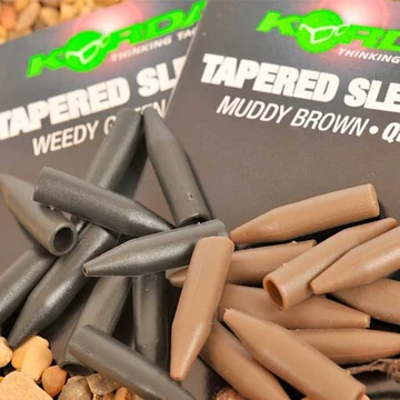 Korda Tapered Silicone Sleeve Weedy Green/Muddy Brown - gumihüvely zöld vagy barna színben