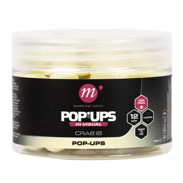 Mainline High Visual Mini Pop-ups CrabIB 12 mm -  lebegő mini pop-up 12 mm &quot;Crab IB&quot; ízesítésben