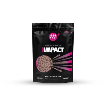 Mainline High Impact Boilies Salty Squid - 20mm 1 kg-os bojli (tintahalas)