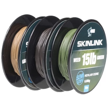 NASH Skinlink Semi Stiff 15LB, 20LB, 25LB Weed - félmerev előkezsinór - 3 féle méretben