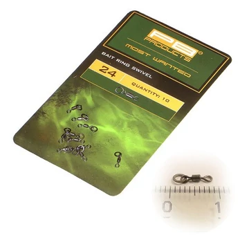 PB Products Bait Ring Swivel Size 24 - karikás forgó