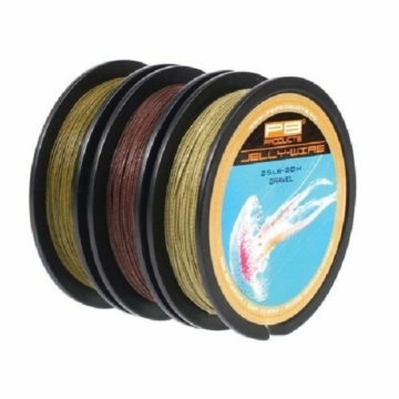 PB Products Jelly Wire 15 , 25 , 35 lb - előkezsinór ,20 méter, sóder, iszap, növényzet színekben