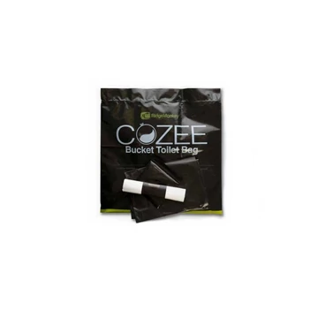 RidgeMonkey Cozee Bucket Toilet Bags x 5 - lebomló tasak tábori WC-hez 5 db