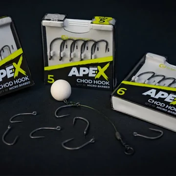 RidgeMonkey Ape-X Chod Barbed Size 5/6/8 - szakállas horgok 5,6,8-as méretben