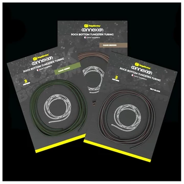 RidgeMonkey Connexion Rock Bottom Tungsten Tubing Silt Black - gubancgátló cső 2m &quot;agyag&quot; fekete színben