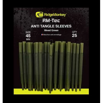 RidgeMonkey Rm-Tec Anti-Tangle Weed Green Long - hosszú gubancgátlós gumihüvely zöld színben 