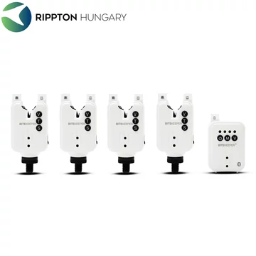 Rippton - BiteKeeper Pro 4+1 Bite Alarm (white) - Rippton 4+1 fehér színű kapásjelző