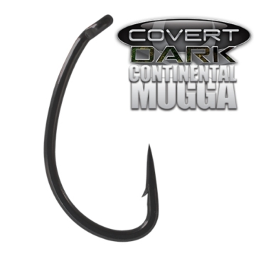 Gardner Tackle Dark Covert Continental Mugga -pontyozó horog 2-12 es méret