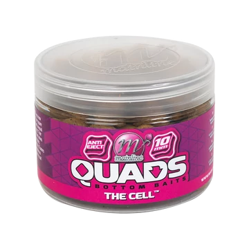 Mainline Baits Quad Bottom Hookbait Cell 10mm - négyszögletes horogcsali "Cell" ízesítés 10mm