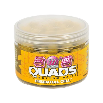 Mainline Baits Quad Bottom Hookbait Essential Cell 10mm - négyszögletes horogcsali "Essential Cell" ízesítés 10mm